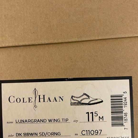 Men’s Cole Haan Lunar Grand wingtips - Picture 6 of 6